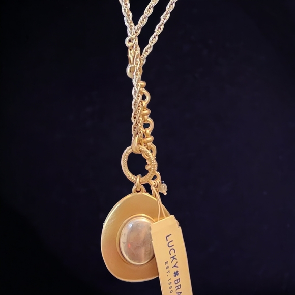 NEW Lucky Brand Reversable Champagne Mother of Pearl - Picture 3 of 6